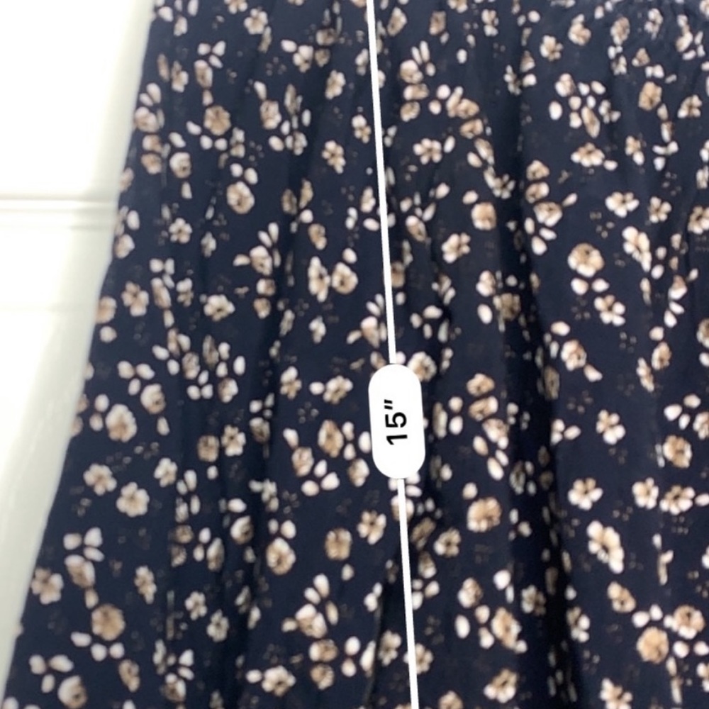 Brandy Melville off the shoulder floral boho top - Picture 4 of 4